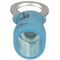 Panduit Ring Terminal, 1/4 in Stud Size, 14 AWG, 600 V, Heat Shrink Insulated, Blue, 25 PK PH14-14R-Q - alternate 4